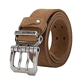 Dvbfufv Cinturones vintage para hombre con hebilla, cinturón de cuero casual para hombre, W71794-3zm, 105CM