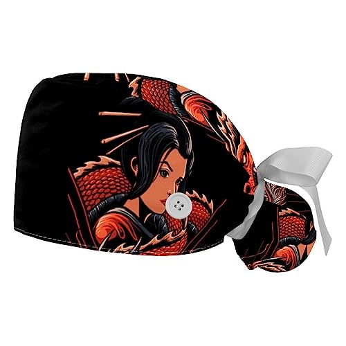 2 berretti bouffant réglables cappellini da lavoro da donna et chapeau homme