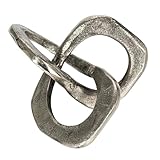 Bloomingville Antique Metal Knot Figurine, Silver