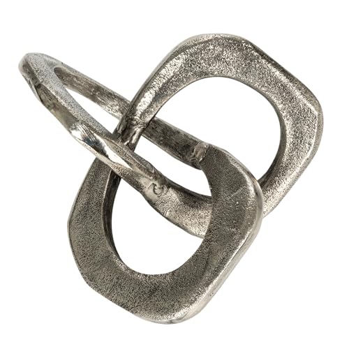 Bloomingville Antique Metal Knot Figurine, Silver