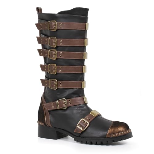 Ellie Shoes mens 158-punk Combat Boot, Brwn, 11-Oct US