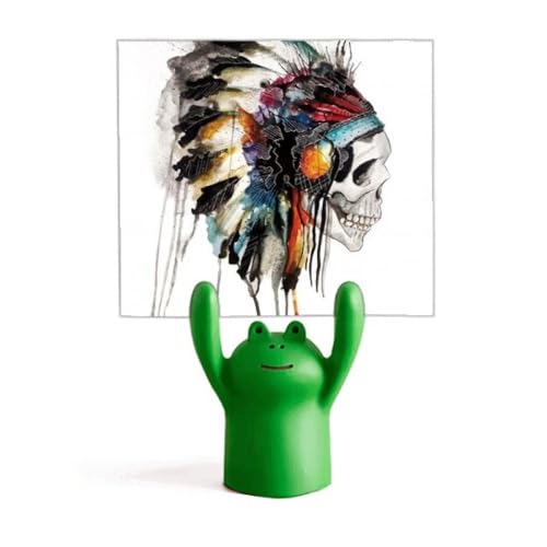 Pince mémo grenouille squelette indien stable pour ranger vos notes