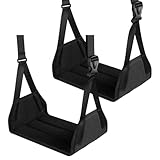 Kompakter Fußhöhenhocker, veränderbare Gurte für Flugzeugstühle, Telearbeitsbedingungen, Reisefußstütze, Hängematte