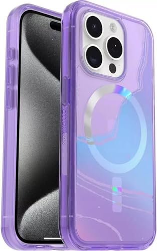 OtterBox iPhone 15 Pro Max (ONLY) Symmetry Series+ Case - Galactic Dreaming, Snaps to MagSafe, Ultra-Sleek, Raised Edges Protect Camera & Screen - Non-Retail Packaging