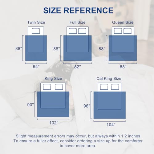 Meelus LWC-015001 Lightweight Comforter Cooling Duvet Insert White, All Season Breathable Queen Size Duvet, Soft Microfiber Summer Cool Down Alternative Winter Warm Quilt thumb #7