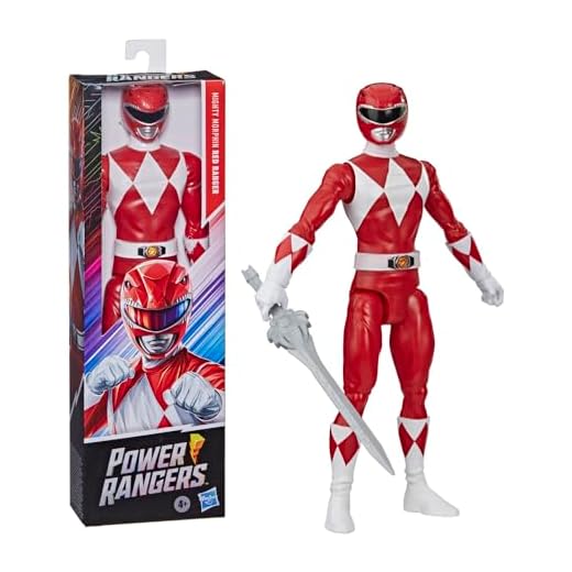 Power Rangers Mighty Morphin Ranger Vermelho - Figura de 30 cm - E8665 - Hasbro
