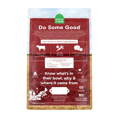 Open Farm Grain-Free Dry Dog Food With Ethically Sourced Ingredients, Non-Gmo Veggies & Superfoods To Support Overall Health, Grass-Fed Wagyu Beef Recipe thumb #2