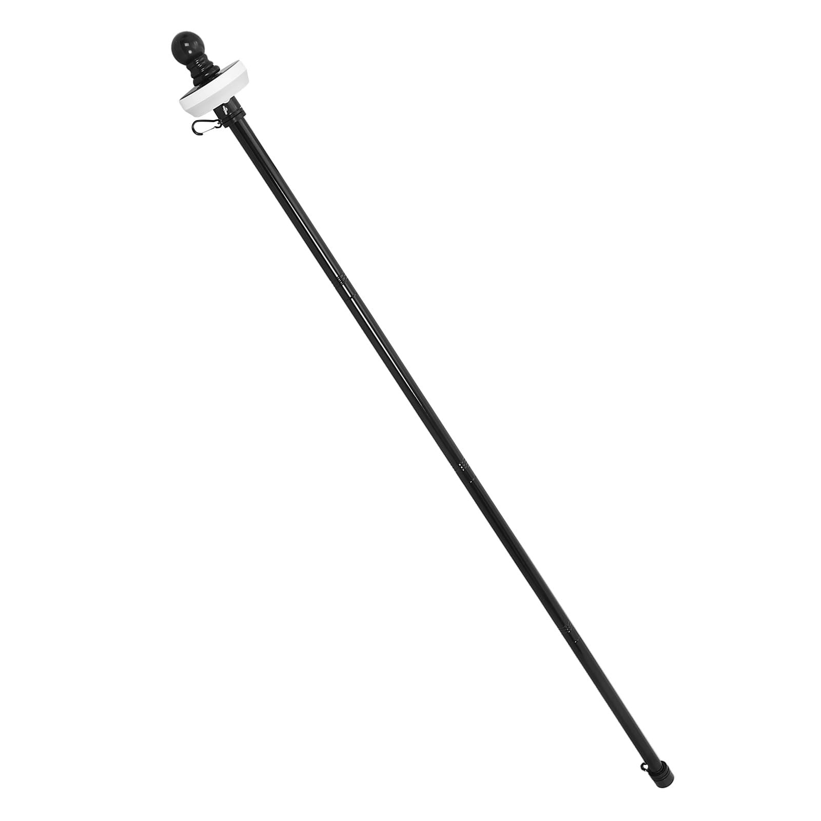Lampe Solaire LED pour mât de Drapeau, Compatible avec Les Drapeaux