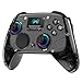 AOC Wireless Gaming Controller for PC/Switch/iOS/Android/PS4, Interactive Screen, Hall Effect Stick & Dual-Mode Trigger, RGB Lighting, Customizable Buttons, Bluetooth/2.4G/Wired (Black)