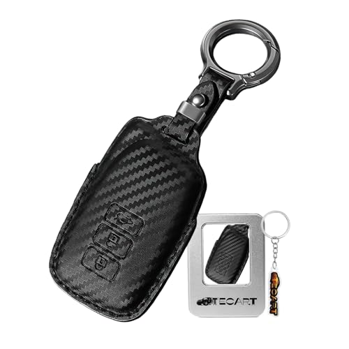 Étui de clé pour Lexus anti-choc en cuir noir avec 3 boutons