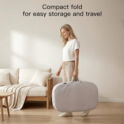 Gromast 2-in-1 Baby Bouncer Seat for Infants, Portable Baby Rocker with 3 Recline Positions, Hanging Toys & Travel Bag - Thumbnail 6