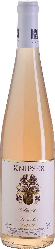 Clarette Rosé trocken Knipser VINELLO Weinpaket (3 x 0,75l) inkl. VINELLO.weinausgießer