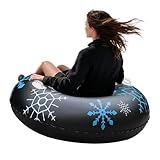 Tubo De Nieve Inflable - PVC De 90 Cm con Asas Dobles Engrosadas | Juguete Ďe Neumáticos para Trineo - Donut Đe Trineo D́e Esquí D̄e Invierno | Tubo Dé Ţrineo Inflable Resistente - Juguete Ďé Navidad