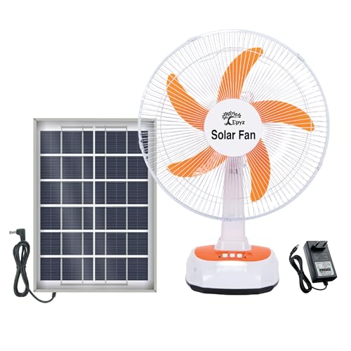 Epyz 16inch Solar Portable High Speed 3 Gear BLDC Adjustable Tabl...