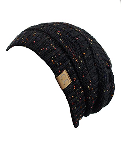 Image of Cambridge Select Thick Slouchy Knit Oversized Beanie Cap Hat