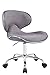 Produktbild CLP Arbeitshocker LAS Vegas V2 mit hochwertiger Polsterung und Stoffbezug I Höhenverstellbarer Rollhocker mit robustem Metallgestell, Farbe:grau