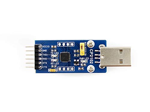 Waveshare USB UART Board (Type A) Single-Chip USB to UART Data Transfer Convertor Module Development Board Supports Mac, Linux, Android, Wince, Windows 7/8/8.1/10/11...