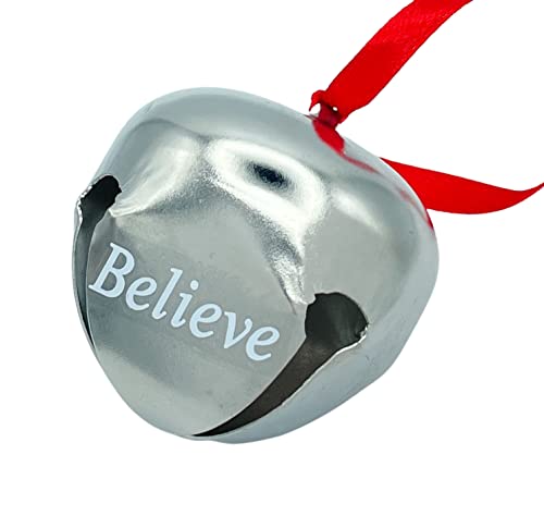 Believe Bell Christmas Tree Hanging Ornaments Sleigh Bells #TOP3