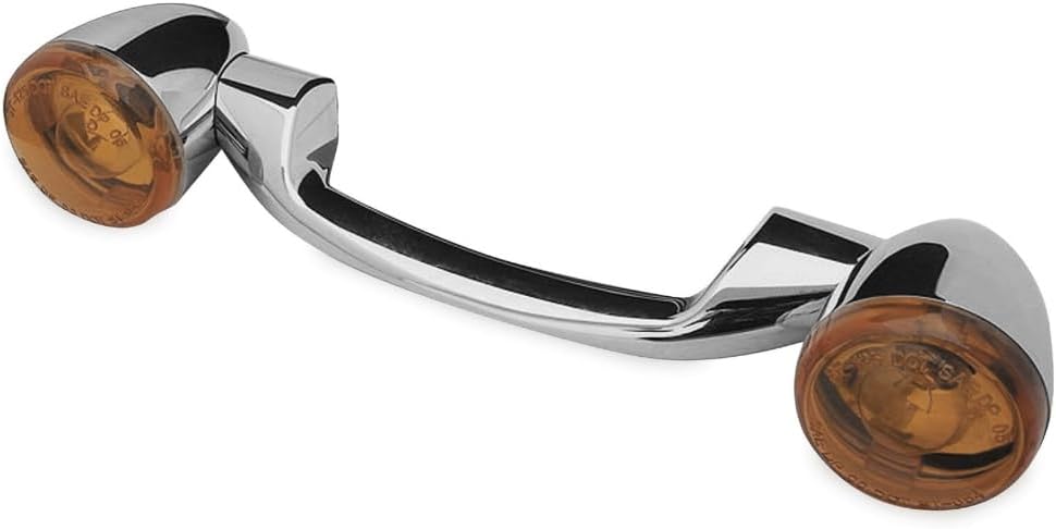 Dawn Jade REAR TURN SIGNALS AND BAR (Chrome, A03, Chrome) for Harley Davidson 161800 WangD0886