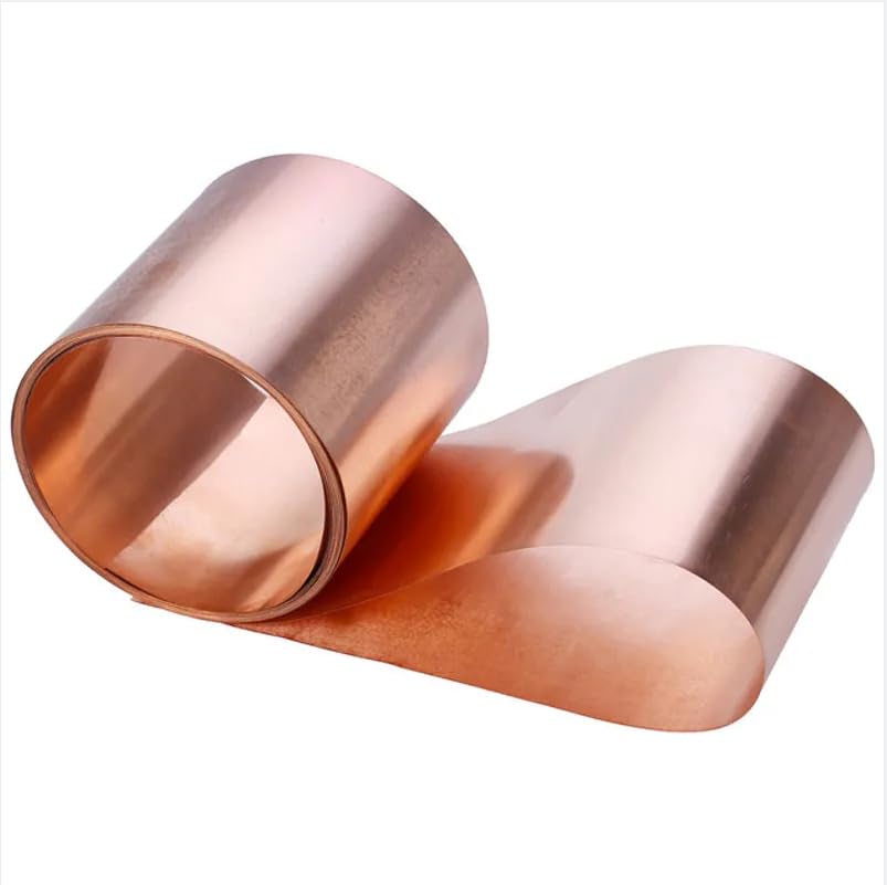 Pure Copper Sheet Roll, Copper Flashing General Use or Roofing Flashing Roll - DIY (26Ga 6" Width, 5FT)