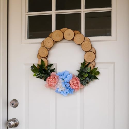 Spring Wood Slice Wreath Kit