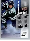2025 Upper Deck PWHL Elevated Talent #ET-14 Theresa Schafzahl Boston Fleet Official Hockey Card in Raw (NM or Better) Condition