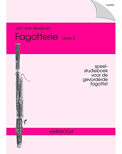 Partitions classique HARMONIA VAN BEEKUM JAN - FAGOTTERIE VOL.2 Basson