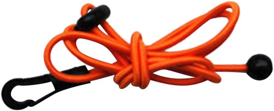 1.2m 4mm Elastic Kayak Paddle Leash Bungee Fishing Rod Pole Lanyard Orange | Water Sports | Kayaking, Canoeing & Rafting | Accessories