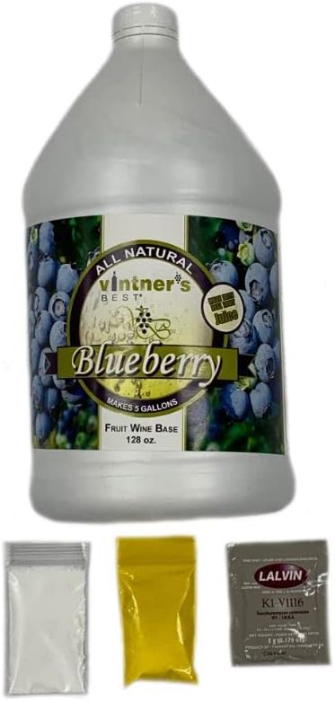 North Georgia Still Company Kit de fermentación para Moonshine, Blueberry Brandy, kit de puré de 5 galones de bricolaje