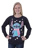 Disney Junior's Light Up Stitch Christmas Sweater, Blue, M
