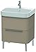 Duravit H2637207575 H26372 Happy D.2 25" Single Wall Mounted Wood Vanity Cabinet Only - Less Vanity Top