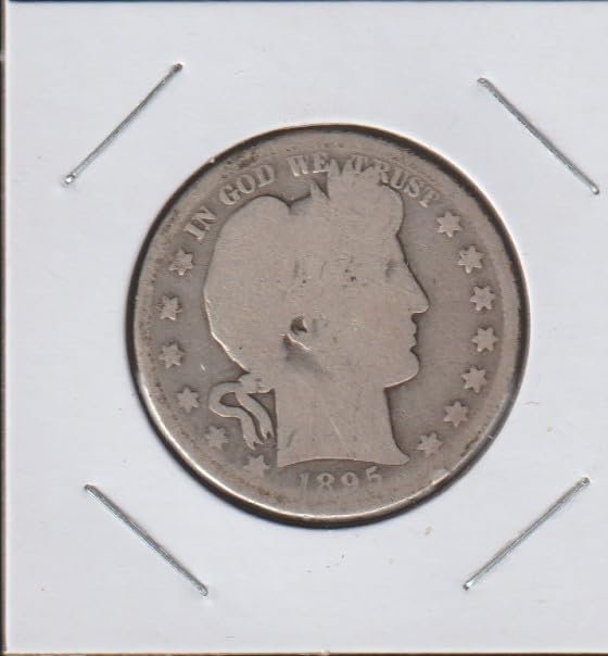 1895 Barber or Liberty Head (1892-1915) Half Dollar About Good