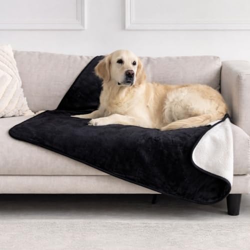 Plaid imperméable chien 80x100 anti-tache lit et canapé