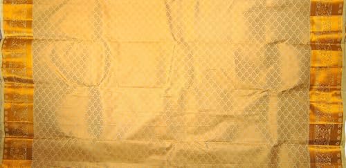Image of VFCollections Women's Kanchipuram Silk Saree With Blouse Piece