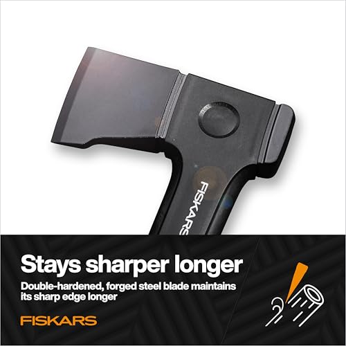 Fiskars X14 Universal Axe 14", Camping Hatchet for Chopping Wood Kindling - image 8