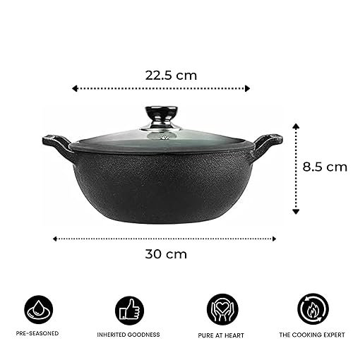 Wok Vinod Legacy Hierro Fundido 22 cm 2.4 L miniatura 2