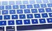 WYGCH Ombre Blue Keyboard Cover Skin for Magic Wireless Keyboard Ultra Thin Silicone Protector, 2015 US Version (MLA22LL/A)