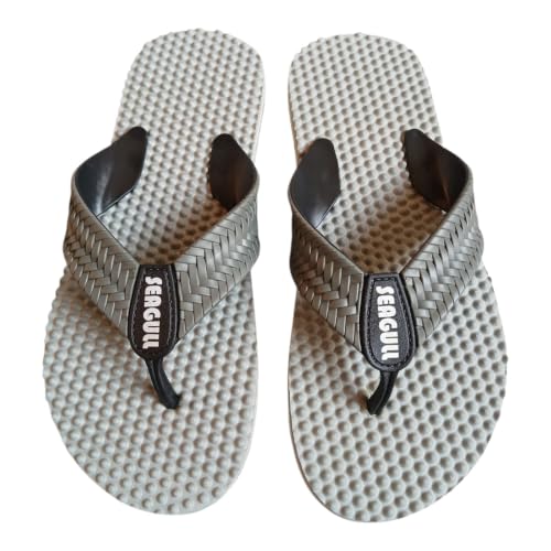 Image of SGLAQPM Men's Flip Flops | Comfortable Casual Slippers for Men | Bathroom Slipper /Chappal for all, easy to put in /out, Long Life Slippers
