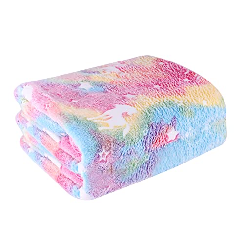 Hileyu Glühen Sie in der dunklen Decke,kuscheldecke,120X150CM Weiche...