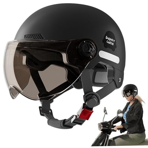 Casque de protection résistant aux chocs et boucle rapide pour deux-roues - 3