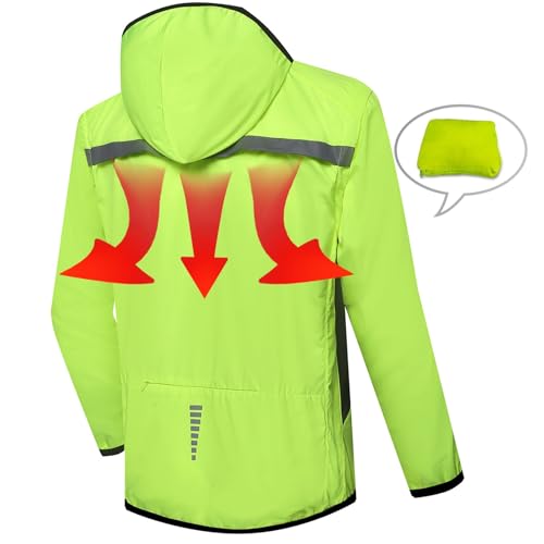 Chaqueta Deportiva Ligera para Hombre Verde miniatura 4