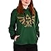 Produktbild Elbenwald The Legend of Zelda Hoodie mit Triforce und Symbols Print für Herren Damen Unisex grün Gold - M