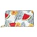Produktbild JHGFG Mode Handtasche Reißverschluss Brieftasche Schöne Tropische Blumen Cartoon Telefon Clutch Geldbörse Abendkupplung Blocking Leder Brieftasche Multi Card Organizer