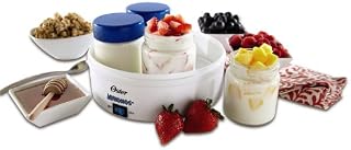 Oster CKSTYM1001 Mykonos Greek Manual Yogurt Maker, 1-Quart