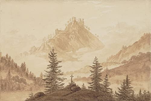 Lienzo de Friedrich 60x90cm: Inspira paz y elegancia natural en las paredes de casa