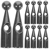 NOLITOY Cuentas Metálicas Para Paraguas De Lluvia 4mm Agujero, Accesorio Reparador Para Paraguas Plegables, 10 Piezas 20x5mm, Repuestos Prácticos Para Sombrillas Exteriores