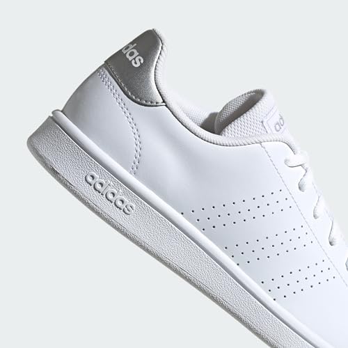 Adidas Advantage Base Court baskets Cloud White aux finitions Silver - 4