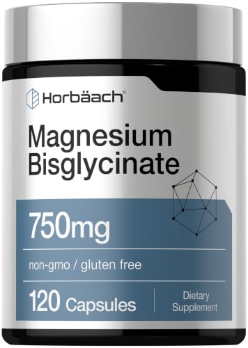 Horbach Magnesium Bisglycinate | 120 Capsules | 750mg