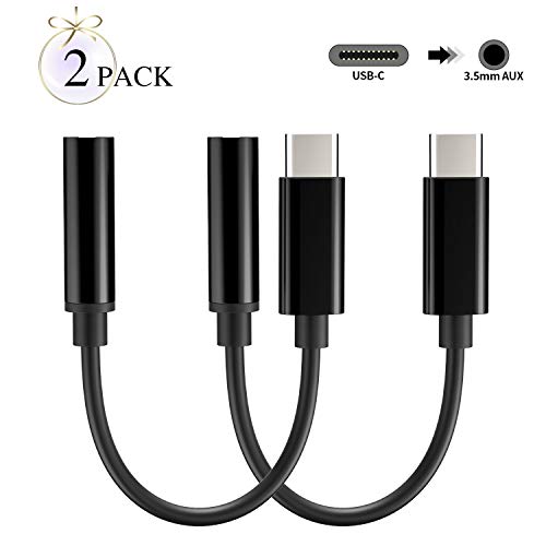 USB C to 3.5mm Headphone Adapter, Type C Earphone Jack Compatible for Google