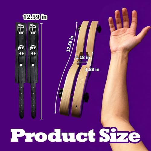 Image of Adjustable CBT Testicle Crusher Bondage Gear with Adjustable Ankle Cuffs | Stretcher & Compressor Combo - Dual-function tool for complete male play.